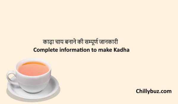 Kadha in hindi : काढ़ा चाय बनाने की सम्पूर्ण जानकारी
